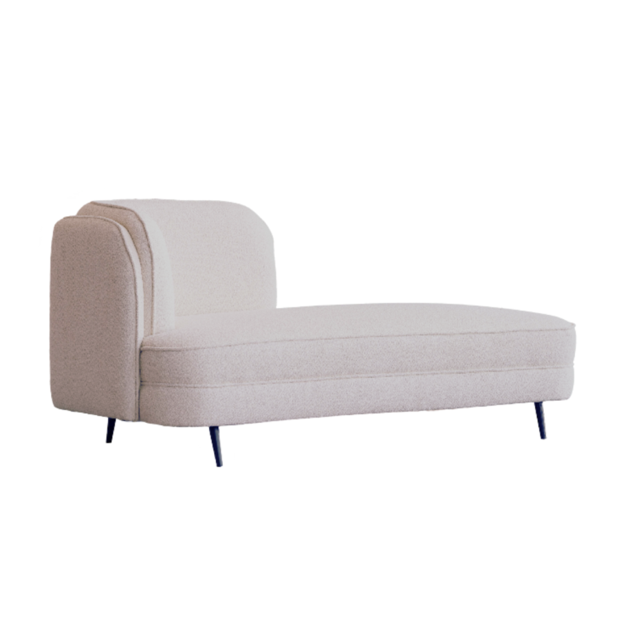 Canapé Méridienne REVA - Taupe Soldes été vague 2