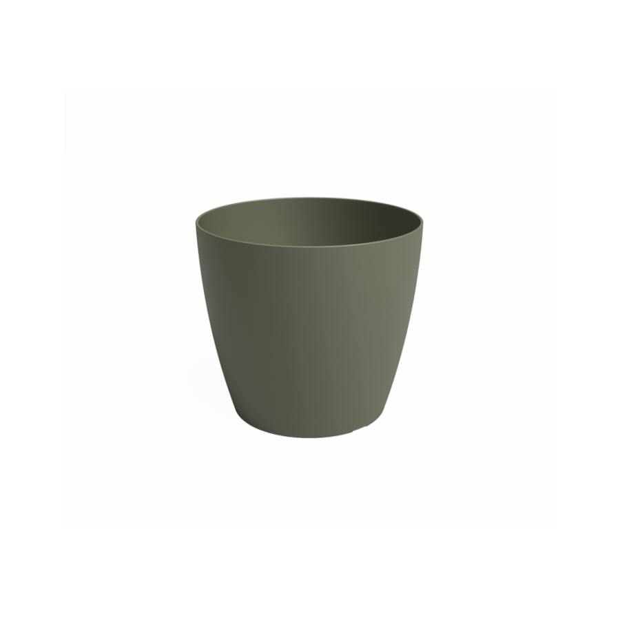 Pot San remo pot 14cm - Vert Kaki Pots / cache pot / jardinières