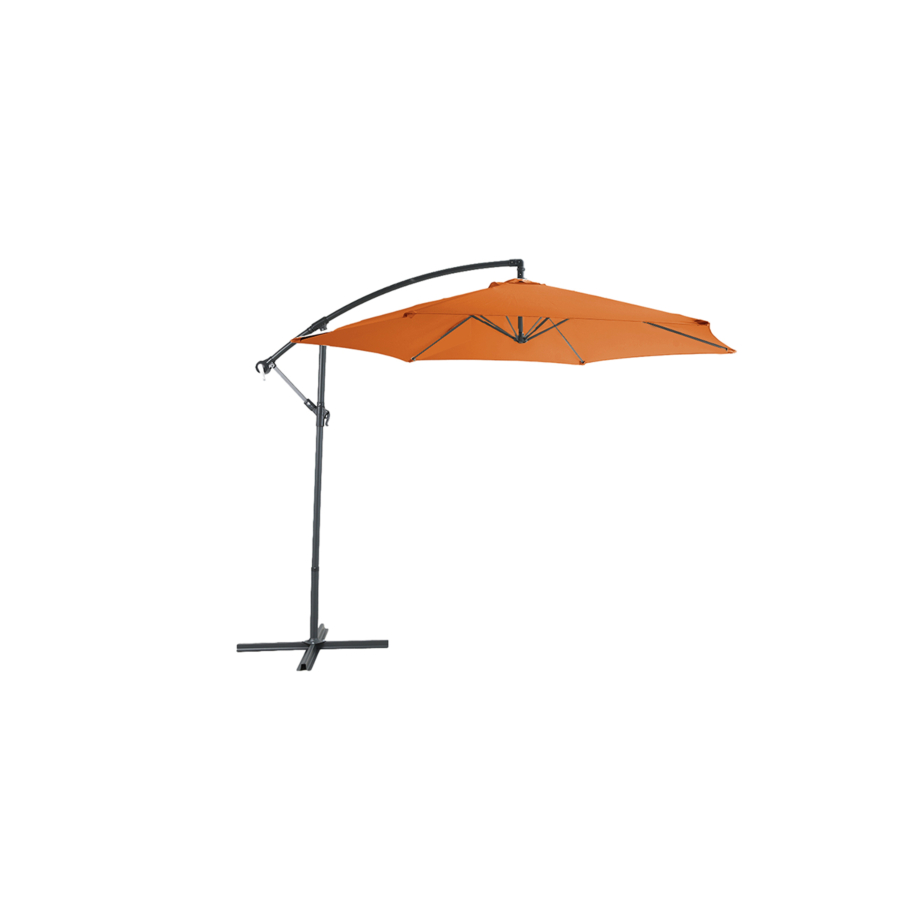PARASOL DEPORTE WAVES AVEC AIRVENT 300CM - ORANGE Meubles jardin