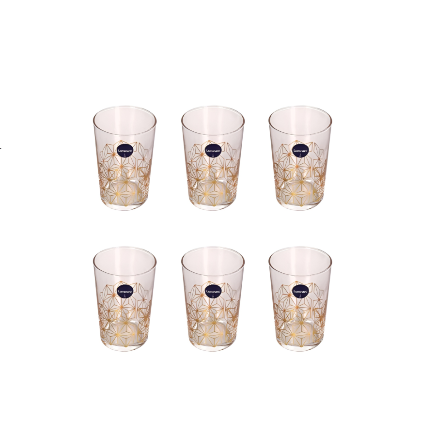 Pack De 6 Verres Elixir - Doré Art de la table