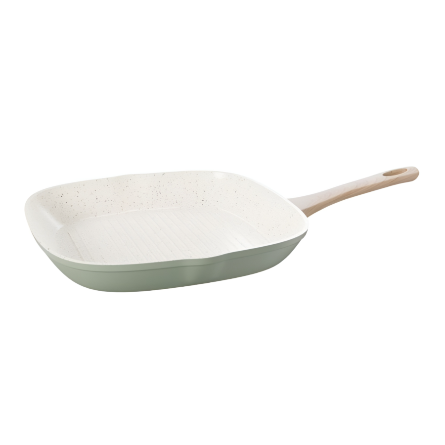 Poêle À Griller En Pierre De Jade 28cm - Vert Soldes été