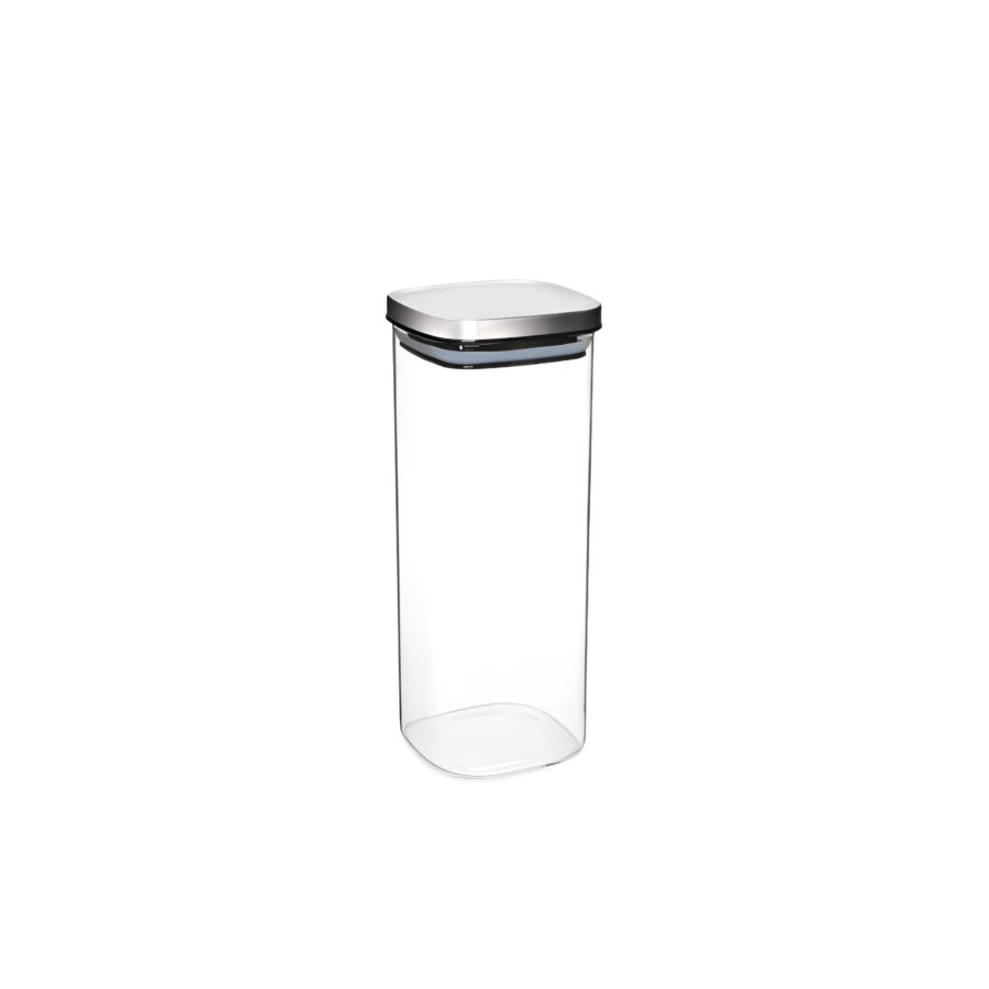 Bocal En Verre Avec Couvercle Inox 1900ml - Blanc Soldes été vague 2