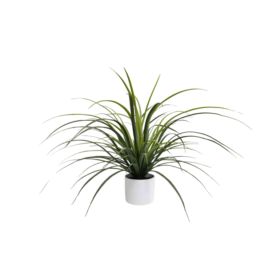 GLADIOLUS EN POT ARTIFICIEL AVEC POT- Blanc Plantes et fleurs artificielles