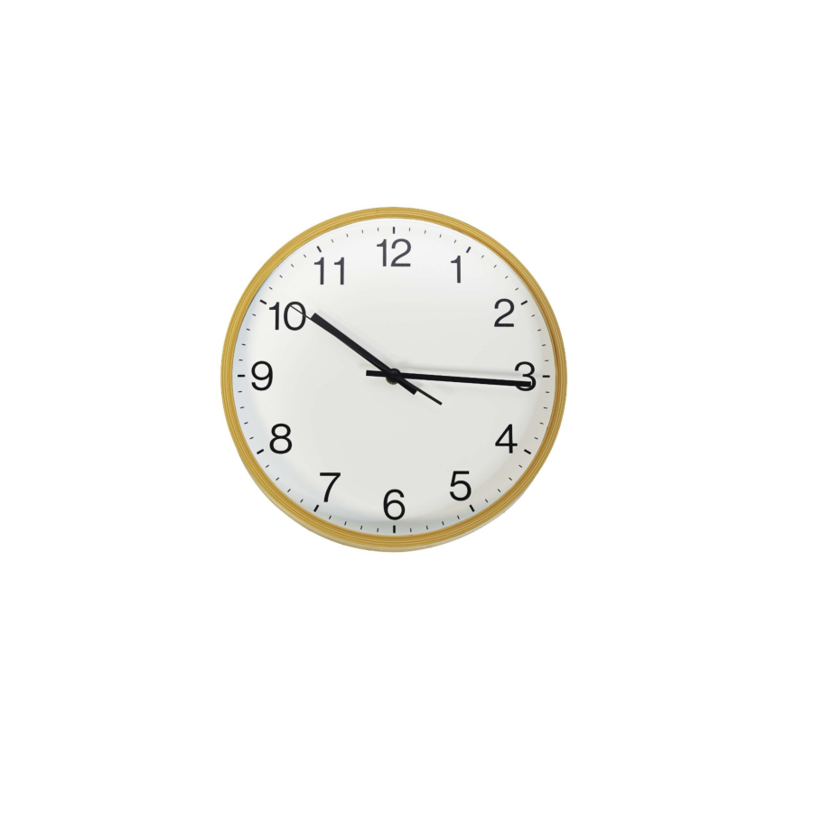 Horloge Murale 30.5x30.5x4cm - Beige Clair Décorations