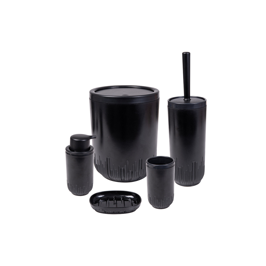 Set de salle de bain 5 pièces - Noir Salle de Bain