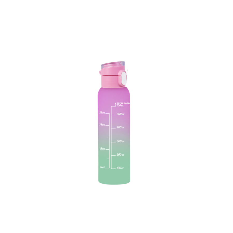 Bouteille d'eau 750 ml - Rose / Vert Thermos et Boîtes de conservations