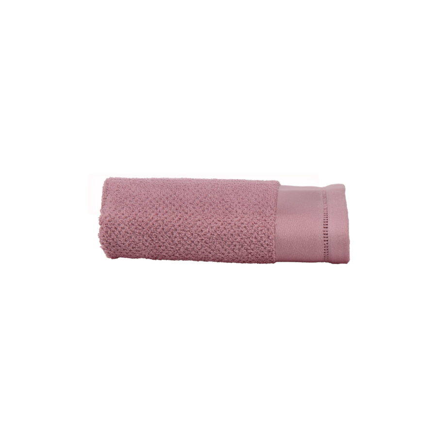 SERVIETTE BASIC 50x90 CM - Rose Soldes été
