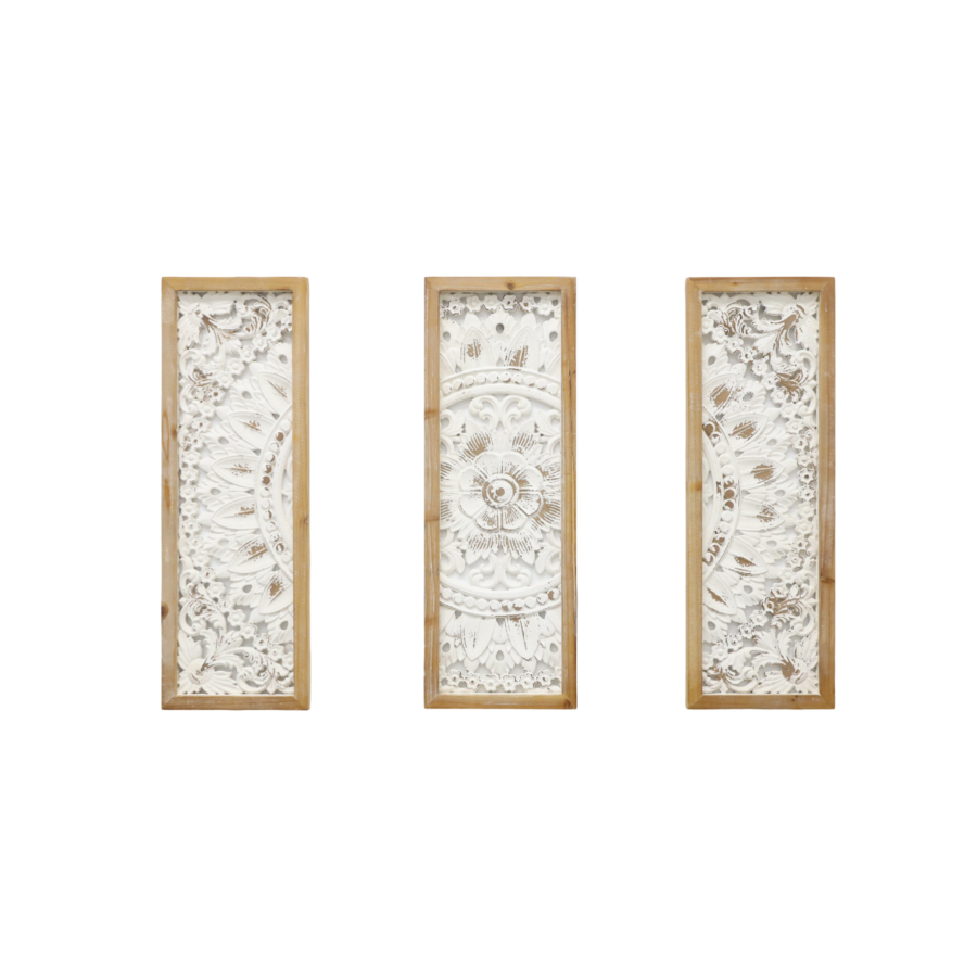 Set De 3 Décorations Murales 19,7X59,7X1.9 – Multicouleur Offres Ramadanesques