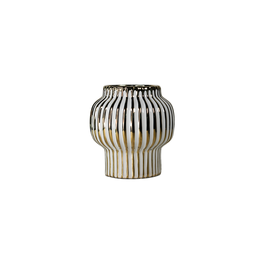 VASE ARTISANAT - DORÉ Décorations