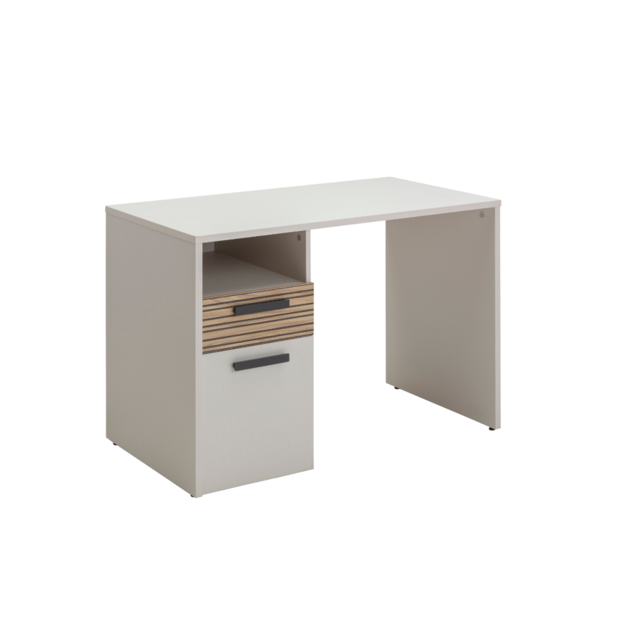 BUREAU BRAVO - Blanc / Chêne Bureau Junior