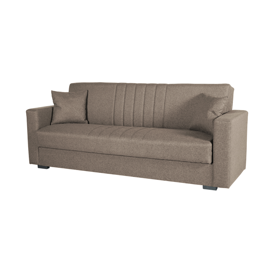 Canapé-lit STAR Avec Rangement - Marron Sofa