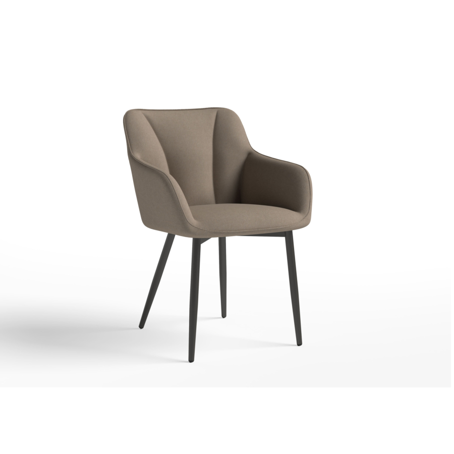 FAUTEUIL ANGUS - Marron Fauteul simple