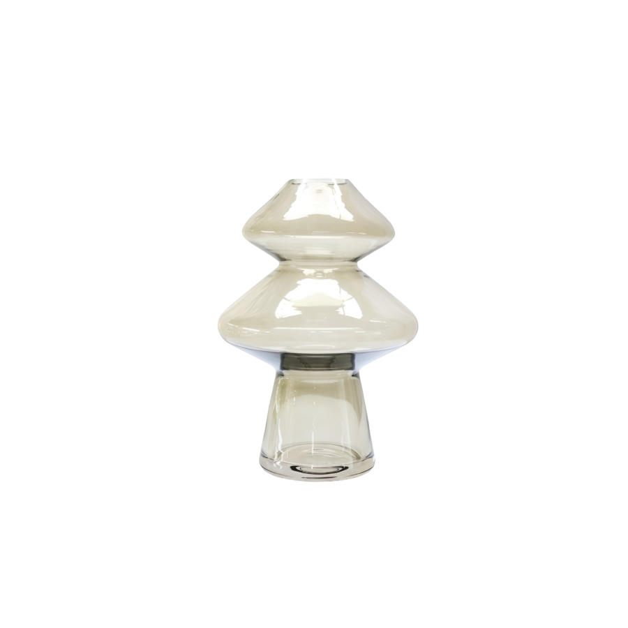 VASE CHAMPIGNON 16x16x23CM - MARRON Vases