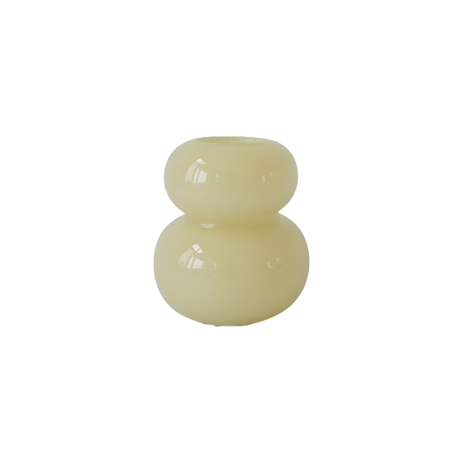 VASE ECLAT 10x10x12CM - BEIGE Vases