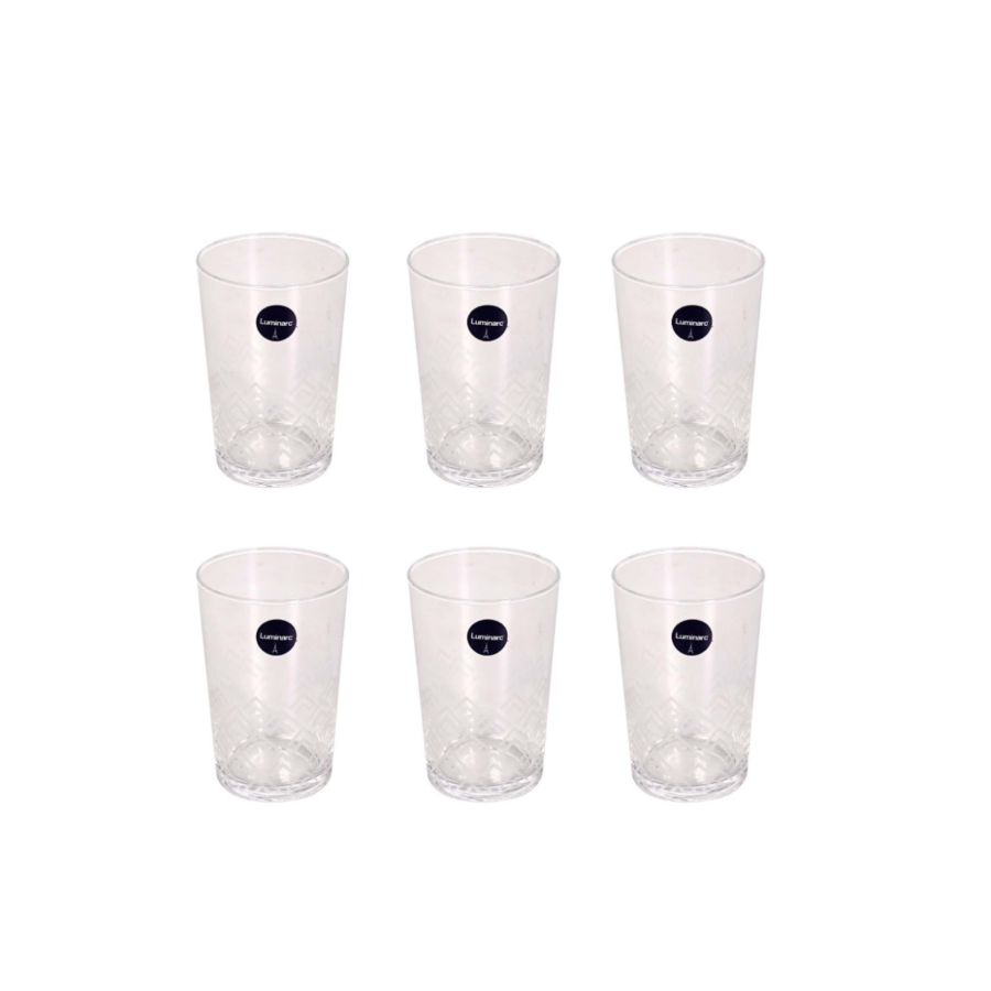Pack De 6 Verres Elixir Sable - Blanc Art de la table