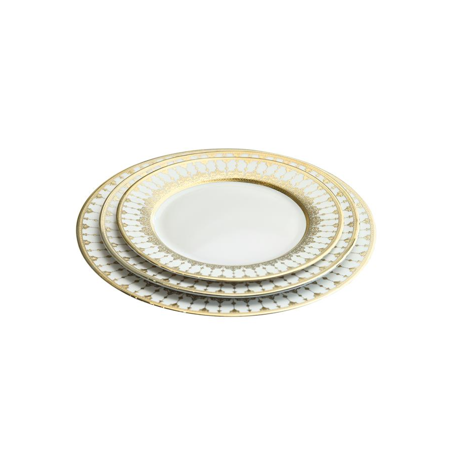 Set Service D'assiettes 36 Pièces - Doré Art de la table Ramadan