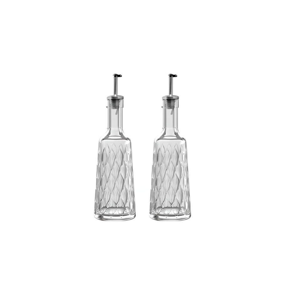 SET 2 HUILIERES LEAFY - Blanc Art de la table Ramadan