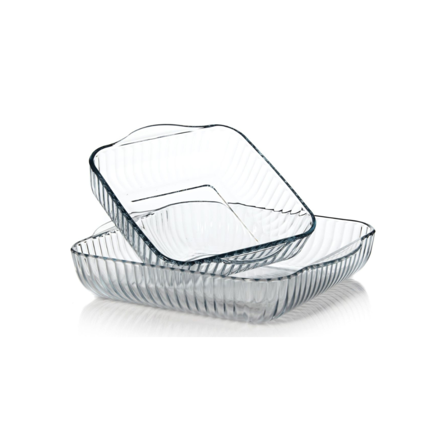 SET 2 PLAT A FOUR CARRE BORCAM - Blanc Préparations culinaires Ramadan