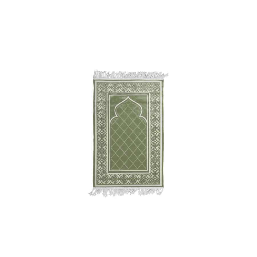 Tapis Prière - Vert Textile Ramadan