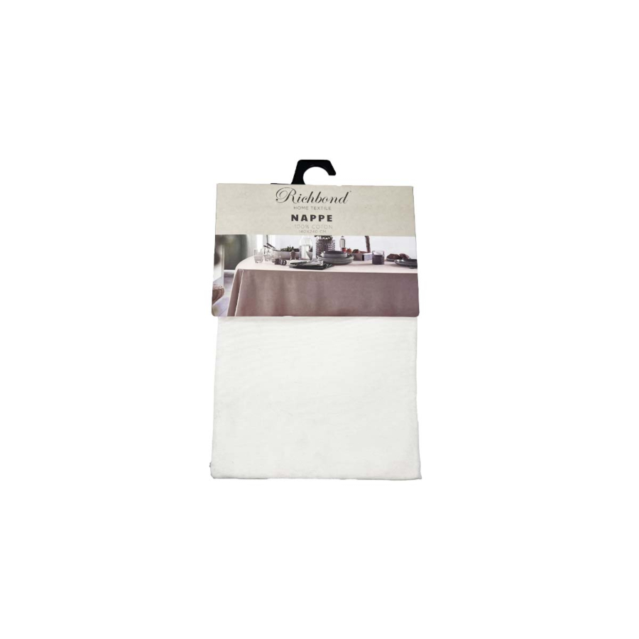 NAPPE RICHBOND 100% COTON 140X240 - Crème Textile
