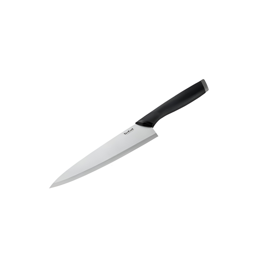 Couteau + Couvercle Tefal Slicing Comfort 20cm - Noir Cuisson et préparation