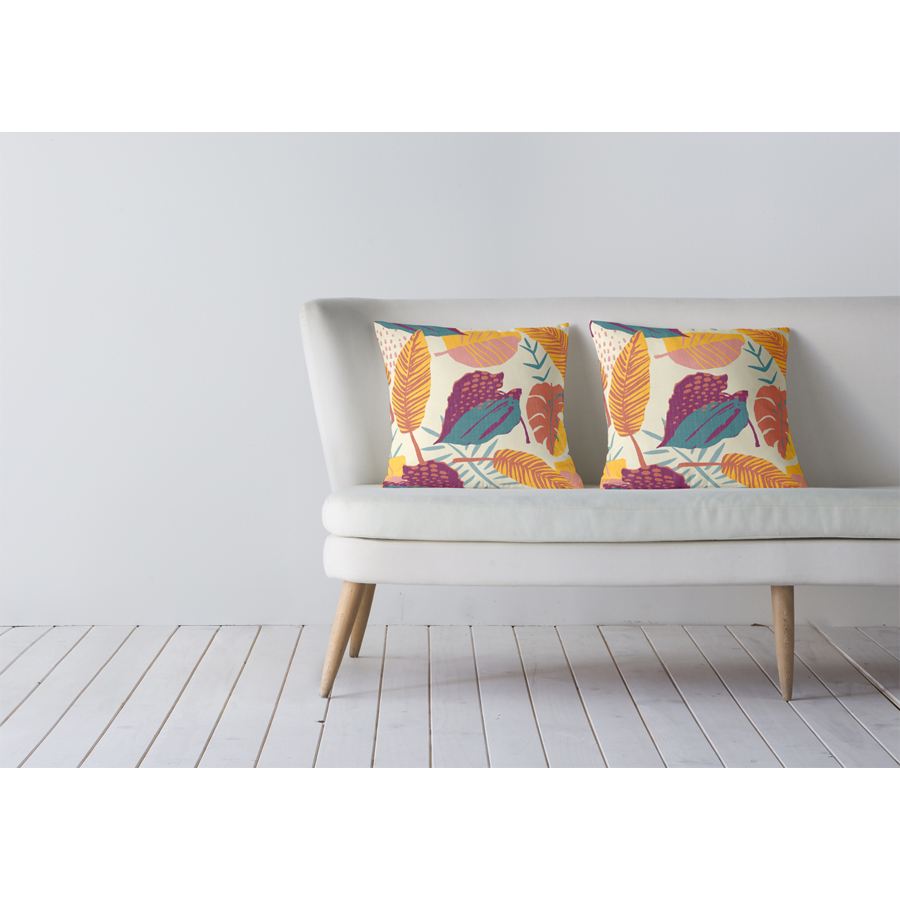 Coussin TROPICAL – Multicouleur Textile