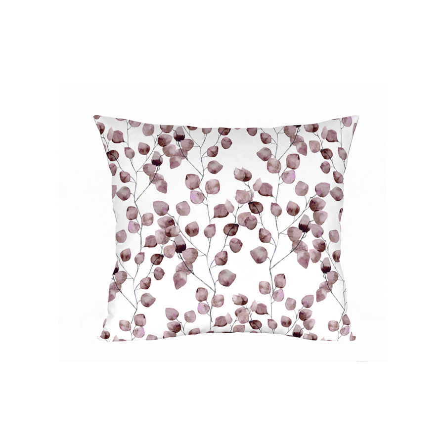 Coussin Feuilles - Violet Coussins décoratifs
