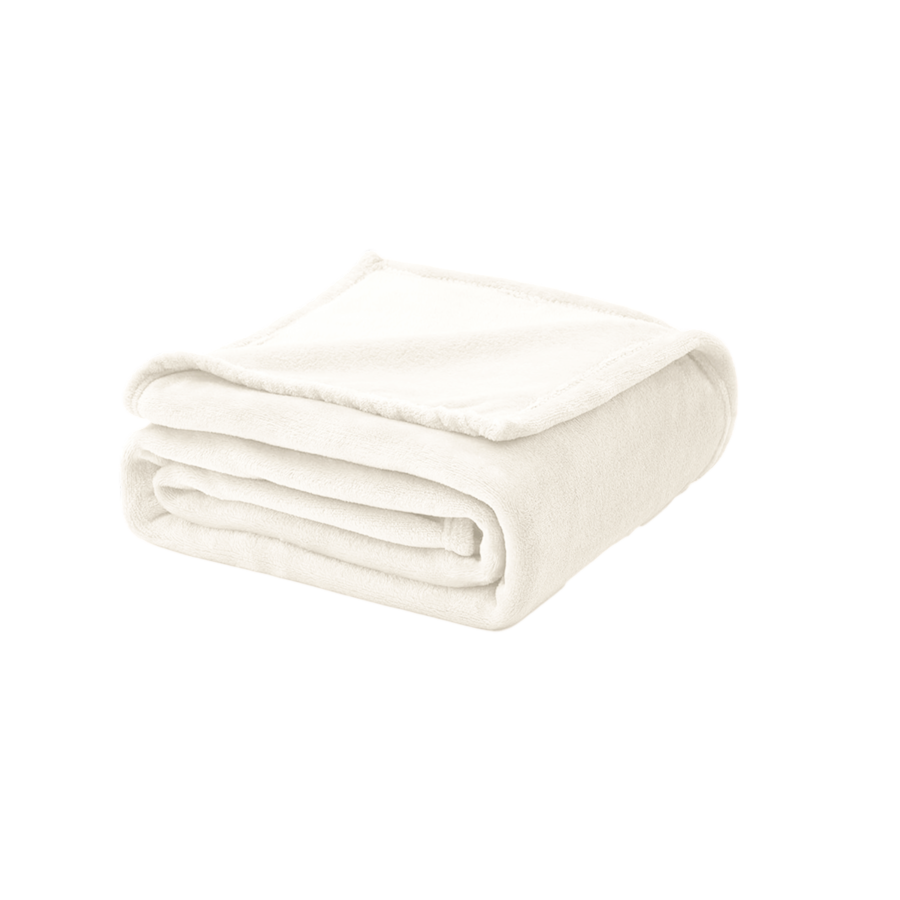 Couverture Flanelle Miko & Mino 220X240 - Écru Spécial HIVER