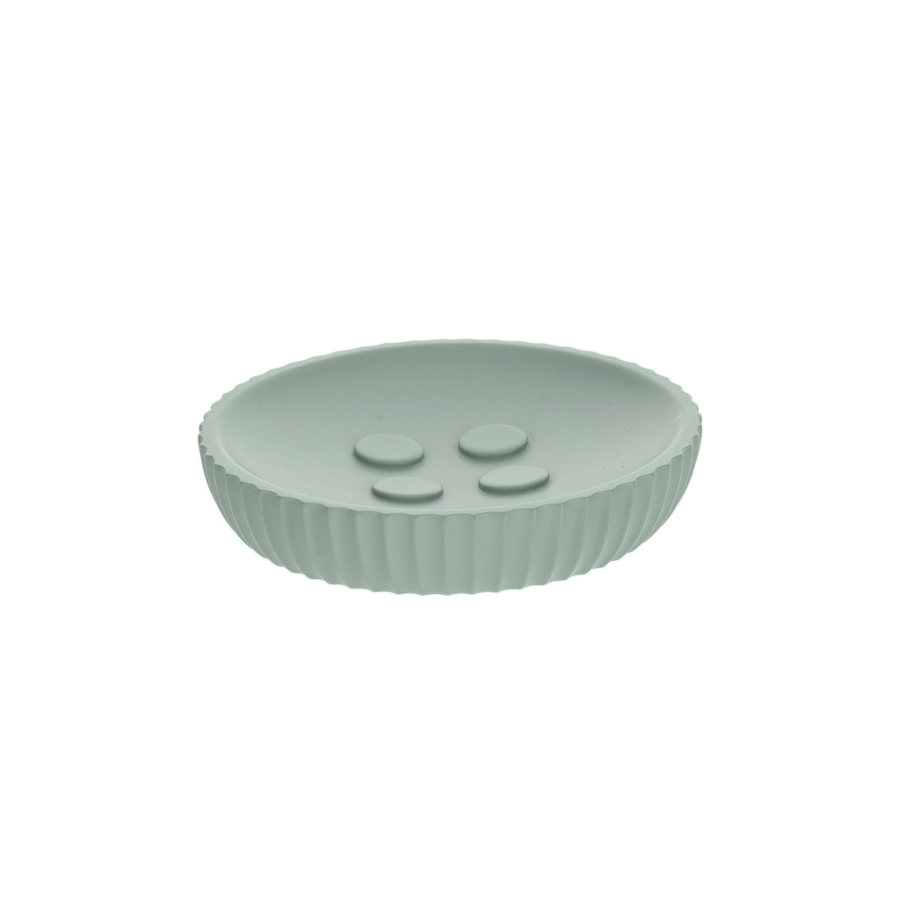 PORTE SAVON STRIÉ - VERT EUCALYPTUS Salle de bain