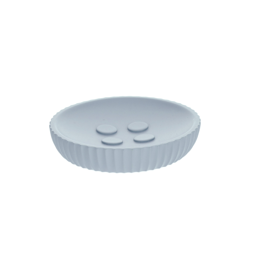 PORTE SAVON STRIÉ - BLEU CLAIR Salle de bain
