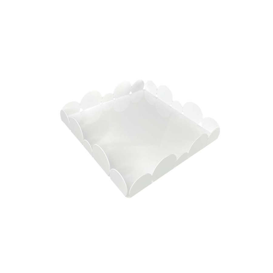 PLAT DE PRESENTATION NOS BUBBLE - BLANC Serviteurs