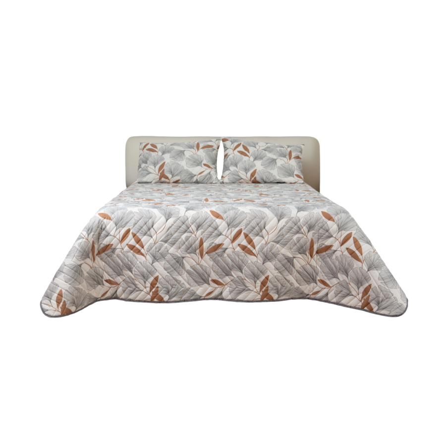 Couvre lit Bouty Imprimé Avec Taie D'oreiller 260x240cm - Multicouleur Couvre-lits