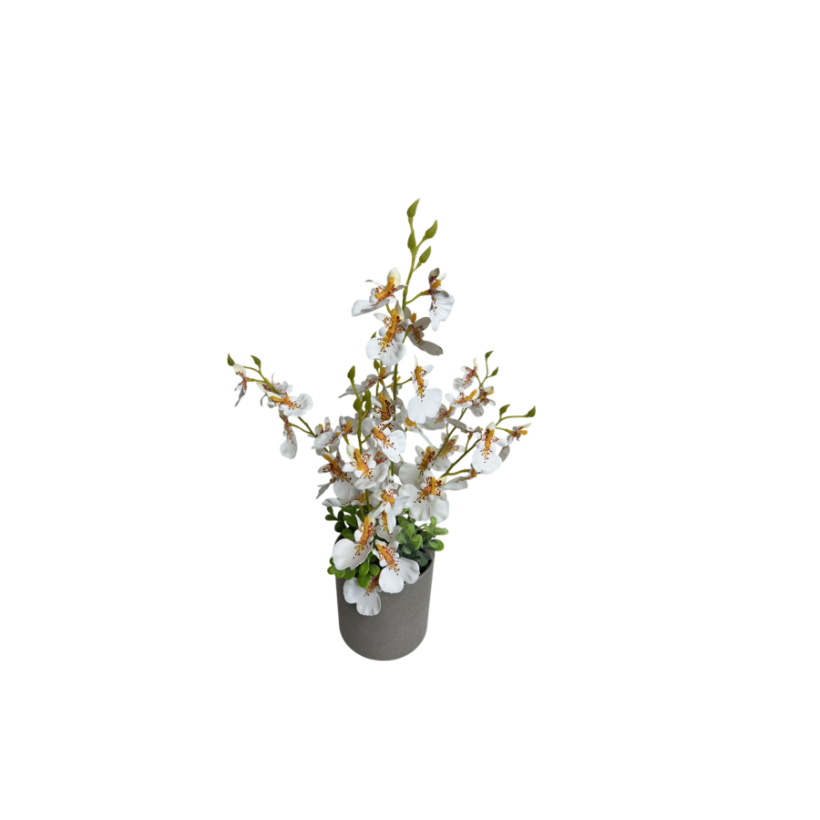 PLANTE ARTIFICIELLE ORCHIDÉE AVEC POT 43CM - MULTICOULEUR Plantes et fleurs artificielles
