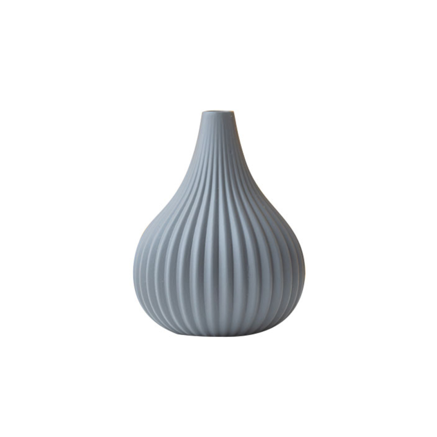VASE GOUTTE 8.5x12x1.5CM - GRIS Vases