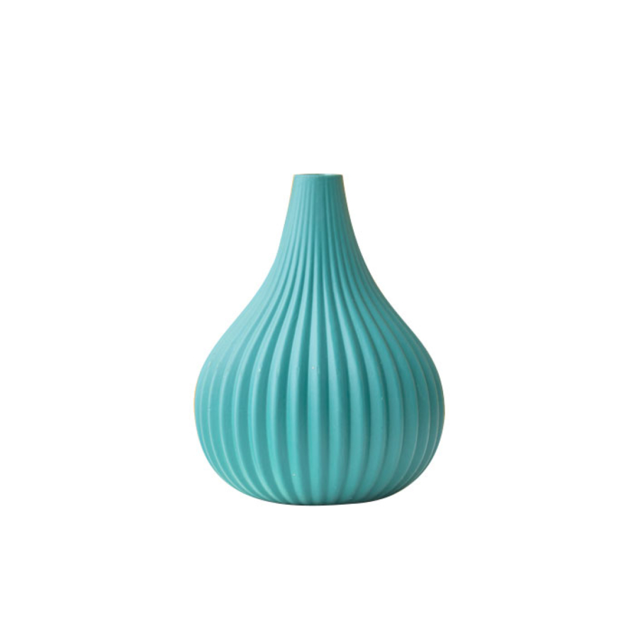 VASE GOUTTE 8.5x12x1.5CM - BLEU Vases