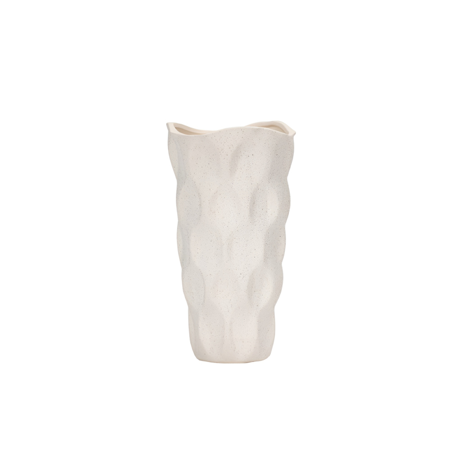 VASE SCULPTE - BLANC Vases