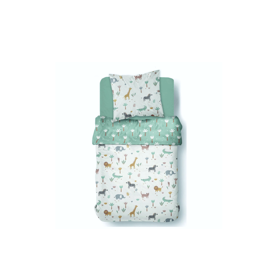 Parure De Lit HAPPY JUNGLE 140x200cm - Multicouleur Parure de lits