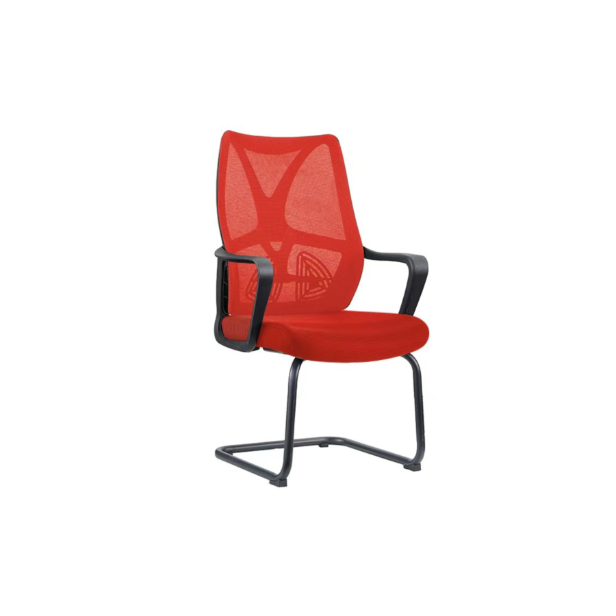 Fauteuil Visiteur Respira Mesh - Rouge Fauteuils Visiteurs