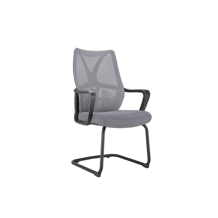 Fauteuil Visiteur Respira Mesh - Gris Fauteuils Visiteurs