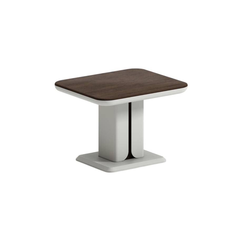 Table Café Taskline - Marron / Blanc Tables basses d'accueil