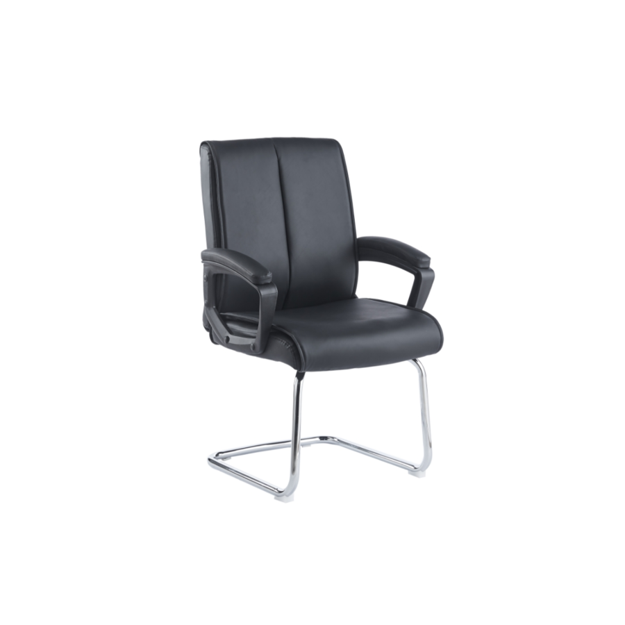 Fauteuil Visiteur Durarest Pu - Noir Fauteuils Visiteurs
