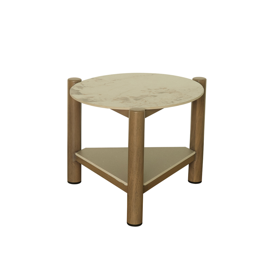 Table Basse Cosyline Dia 50cm - Taupe Tables de jardin