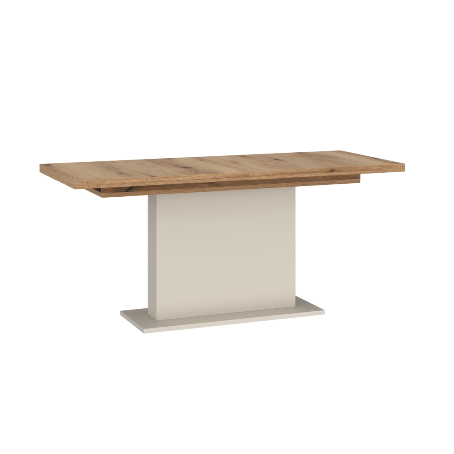 Table À Manger Extensible Cut Out - Chêne Beige Offres Ramadan