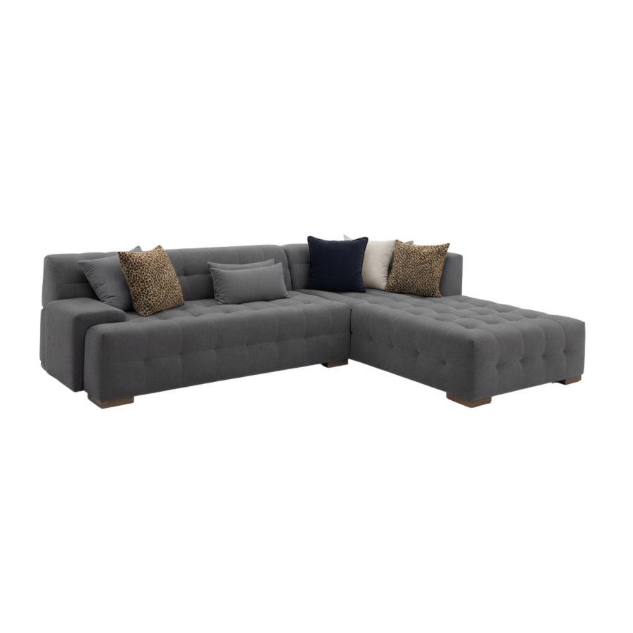 Canapé D'angle Bellamo - Gris Offres Ramadanesques