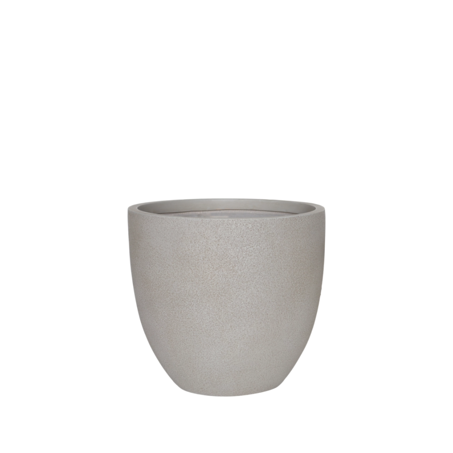 Cache-pot Béton Ciré Beige - 24 x 24 x 23 cm Jardin déco