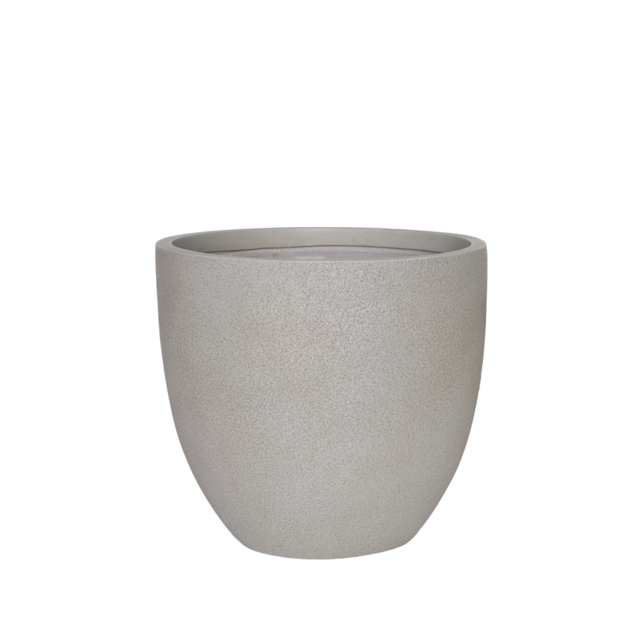 Cache-pot Béton Ciré Beige - 30,5 x 30,5 x 29 cm Jardin déco