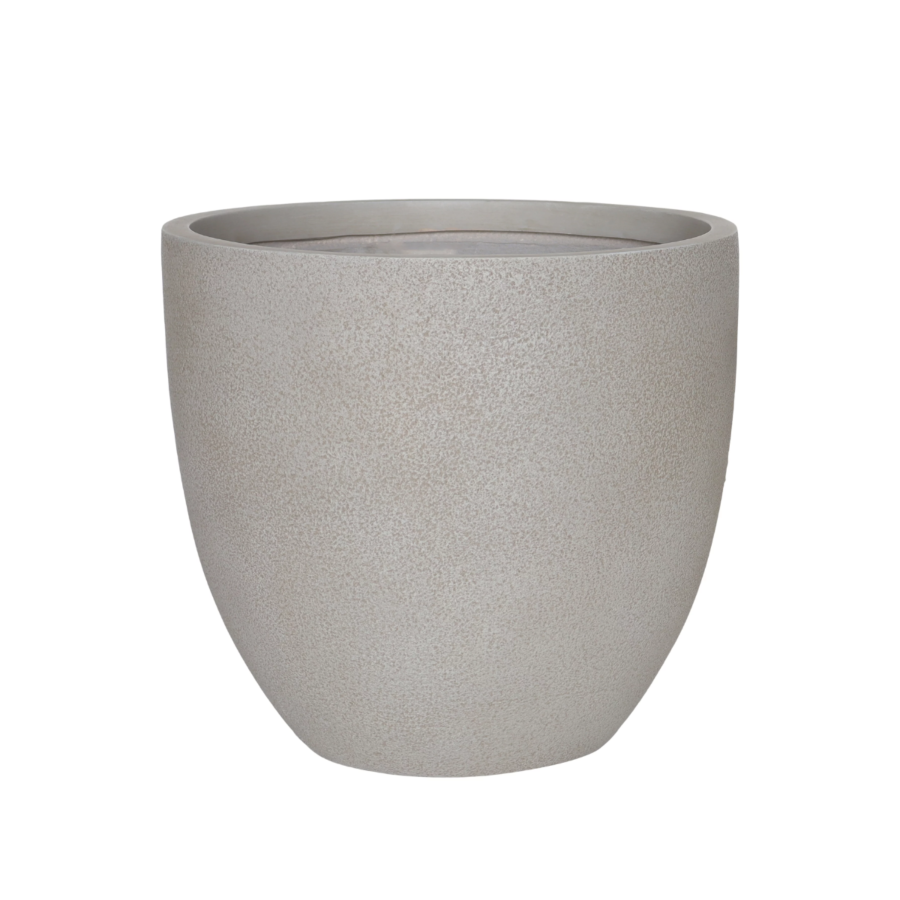 Cache-pot Béton Ciré Beige - 44 x 44 x 43 cm Jardin déco
