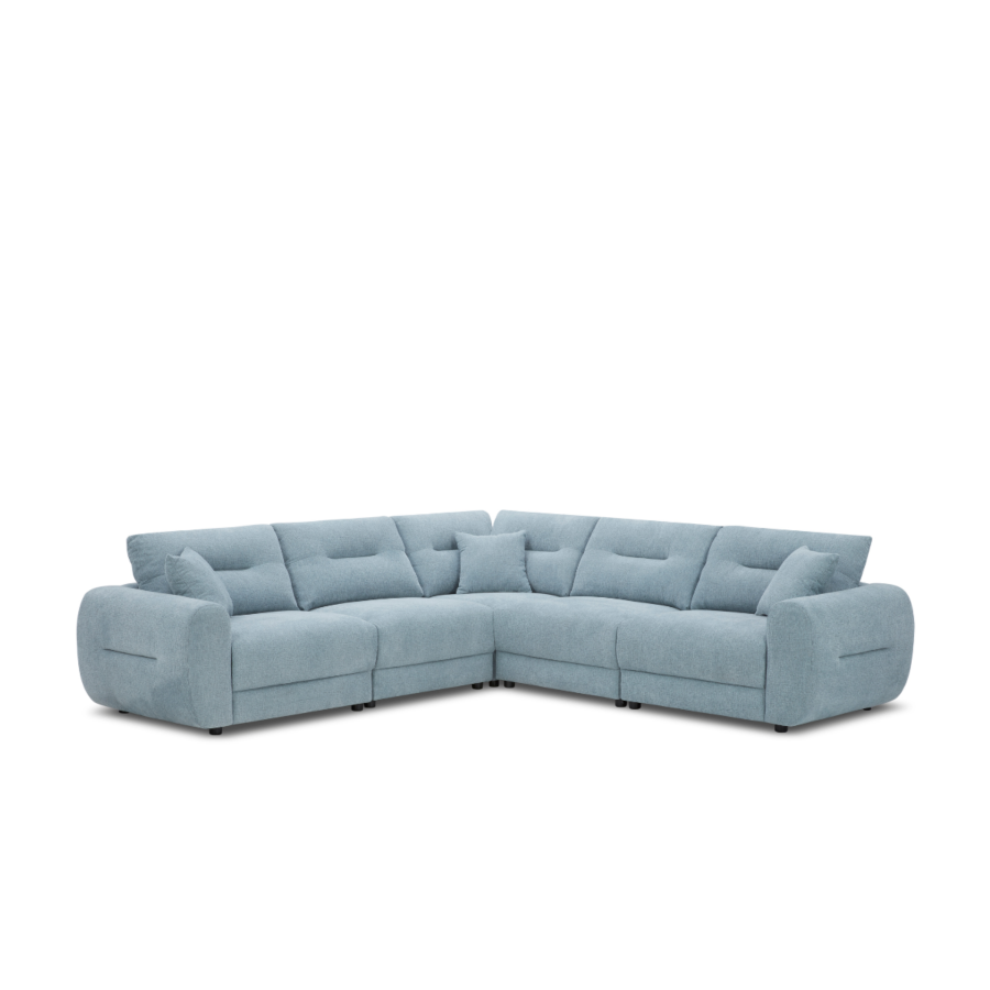 Corner BRUMA AC Trois Coussins - Mint Canapé d'angle