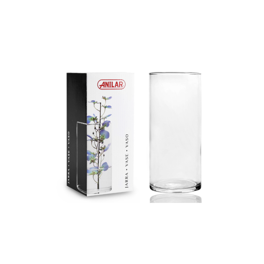 Vase en verre basic - 20cm Vases décoratifs