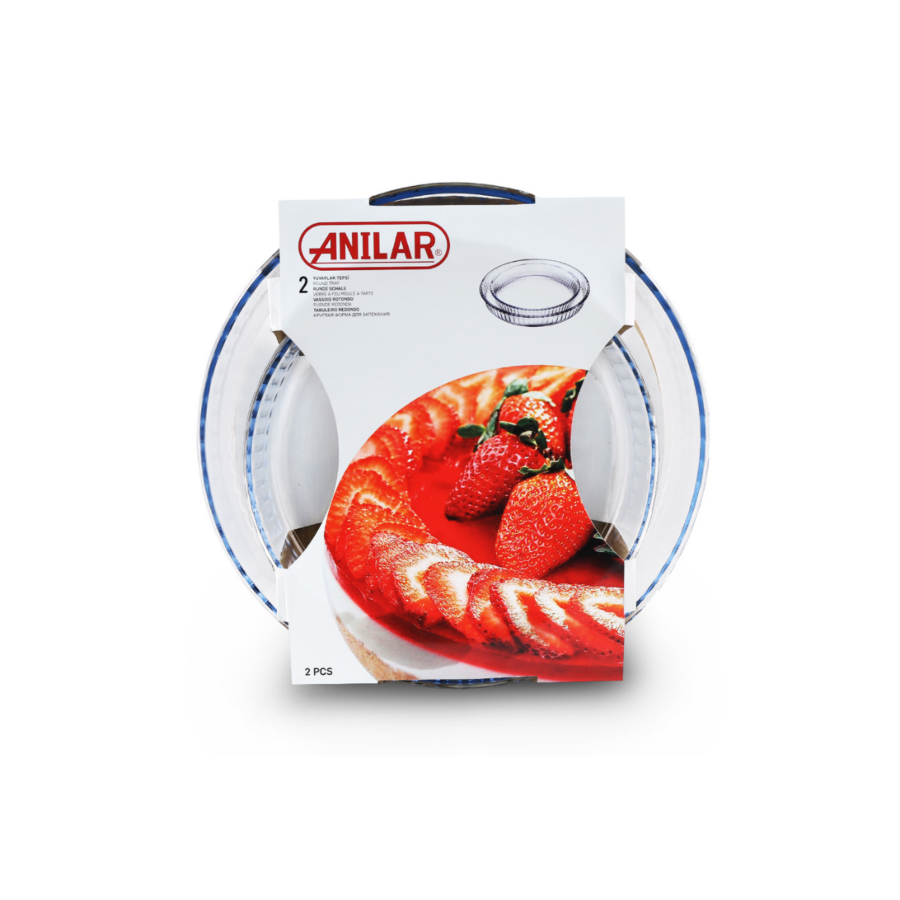 Set de 2 plats à four ronds - (2,95l et 1,72l) Accessoires cuisine